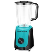 Блендер CENTEK CT-1322 бирюзовый 520Вт,1,5л, стационарный блендер, стекло.