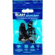 Наушники Blast BAH-250 Mobile черные вкладыши вакуумные с микрофоном
