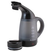 Отпариватель CENTEK CT-2381 черно-серый 1000Вт, 400мл,15г/мин,ручной, с функцией чайника,