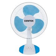 Вентилятор CENTEK CT-5006 голубой 25Вт, настольный, диам.23см, решетка-сетка, 2скор.