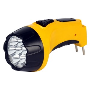Фонарь Smartbuy аккумуляторный светодиодный SBF-86-Y  с прямой зарядкой / 7 LED / желтый