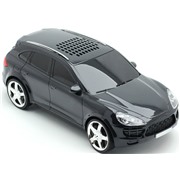 Портативная акустика Машинка Porsche Cayenne (S999) черная (USB,microSD,AUX)