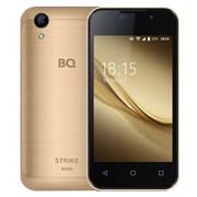 Сотовый телефон BQ S-4072 Strike Mini Gold Brushed 4,0" 800*480, 1/8Gb, 5Mp+2Mp