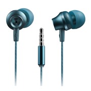 Наушники Canyon CNS-CEP3BG blue-green вкладыши вакуумные с микрофоном