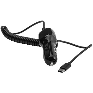 Авто З/У Harper CCH-3118 USB Type C, 2A, черный витой кабель
