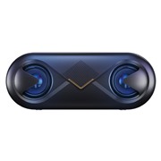 Портативная акустика Qumo (24347) X5 черная. 6Вт (3x2)+пассивный динамик, Micro SD, AUX