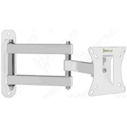 Кронштейн для LCD TV  MAGNUM M2112W белый 10" – 25", 25 кг, расстояние от стены 65 - 385мм.