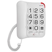 Телефон Texet TX 201 белый большие кнопки