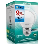 Светодиодная лампа Smartbuy SBL-G45-9_5-60K-E27 холодный дневной свет