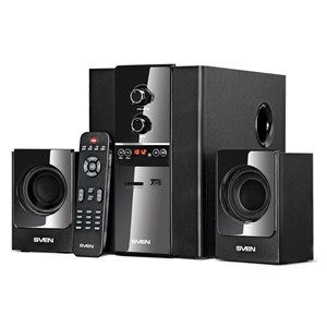 Акустическая система Sven MS-1820 черный , 18Вт+2х11Вт,FM-тюнер,USB,SD,дисплей,ПДУ