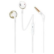 Наушники JBL T205 Сhampagne вкладыши с микрофоном