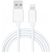 Кабель Crown (1012L) Apple 8-pin белый, 1 м, 2A