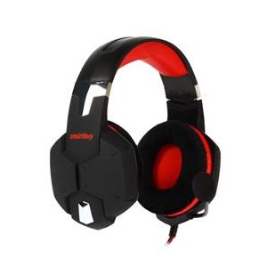 Гарнитура игровая Smartbuy RUSH Viper SBHG-2200  черн/красн / динамики 50мм / переходник для ПК