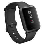Умные часы Xiaomi Amazfit Bip  Black Model: A1608; LCD-1.28", IP68, GPS+ГЛОНАСС, BT-4.0