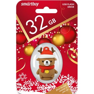 USB флеш накопитель 32 Gb SmartBuy NY series Медведь Caribou SB32GBCaribou