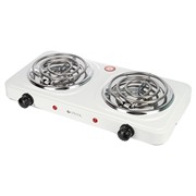 Плитка электрическая CENTEK CT-1509 белый 2000Вт, 2 конф., ТЭН 140мм, усиленный корпус