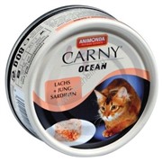 ANIMONDA CARNY OCEAN конс. 80 гр. лосось/молодые сардины для кошек РАСПРОДАЖА-10%