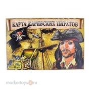Игра Карта карибских пиратов+6 раскрасок 5910