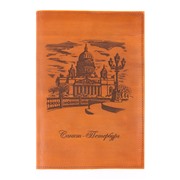 Ежедневник большой Санкт-Петербург в кож.облож. недатир. (коричн.)