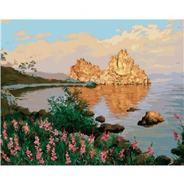 Картина для рисования по номерам "Морской утес" арт. GX 5704 m