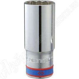 Головка торцевая глубокая двенадцатигранная 1/2", 12 мм, KING TONY, 423012M