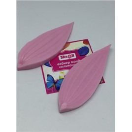 Вайнер, двухсторонний силикон. Молд, лист лилии средний st-0252