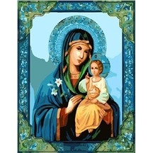 Картина для рисования по номерам "Икона Божией Матери" арт. GX 8411 m
