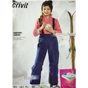 Брюки для девочки горнолыжные CRIVIT