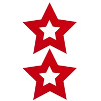Shots Toys Nipple Sticker Stars, красные
Пэстисы в форме звездочек