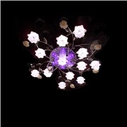				Linvel LV 8506/13 Хром LED фиолетовый+белый G4 Люстра с пультом