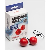 Sitabella Massage Balls Double Ball Set, красный
Шарики массажные