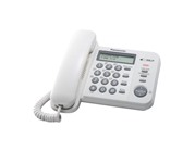Телефон проводной Panasonic KX-TS2356RUW белый