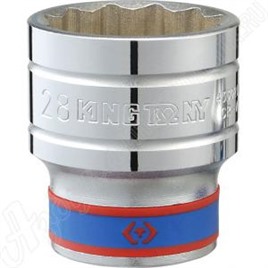 Головка торцевая стандартная двенадцатигранная 1/2", 14 мм, KING TONY, 433014M
