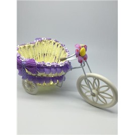 Велосипед декоративный арт.XY-2 цвет: светло-фиолетовый