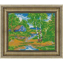 Вышивка бисером  арт.№265 "Лесной домик"