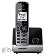 Телефон Panasonic KX-TG6711RUB чёрный,АОН,радионяня