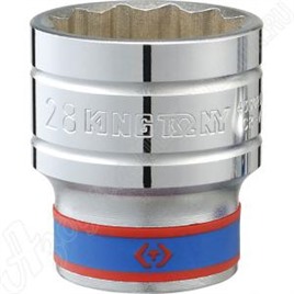 Головка торцевая стандартная двенадцатигранная 1/2", 36 мм, KING TONY, 433036M