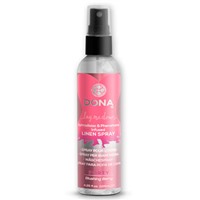 Dona Linen Spray Flirty Aroma Blushing Berry, 125 мл
Освежающий спрей для одежды  с ароматом "Флирт"