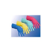 Резиновые перчатки многоцелевые  (S,M,L,XL) голубой цвет