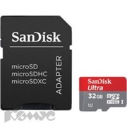 Карта памяти SanDisk microSDHC 32GB Class10 UHS(SDSDQUI-032G-U46)