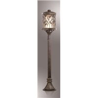 Светильник низкий фонарный столб уличный Odeon Light 2287/1A Lagra 1xE27 патина коричневая IP44