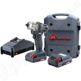 Гайковёрт аккумуляторный ударный 1/4" 20 В 240/35-175 Нм 190 об/мин INGERSOLL RAND W5131P-K22-EU