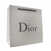 Пакет подарочный Dior белый 17*16.5 см