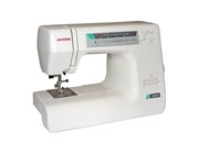 Швейная машина Janome 7524A, 23 опер, обметочная, эластичная, потайная строчка, белый