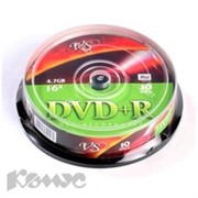 Носители информации VS DVD+R 4,7GB 16x Cake/10