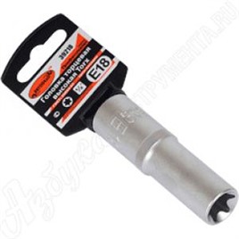 Головка торцевая высокая E16 (1/2") "Professional", АВТОДЕЛО, 39216