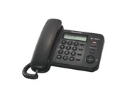 Телефон проводной Panasonic KX-TS2356RUB чёрный