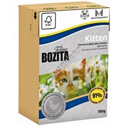 BOZITA Feline Funktion Kitten  Tetra Pak конс. 190 г кус. в желе с курицей для котят,молодых,беременных и кормящих кошек