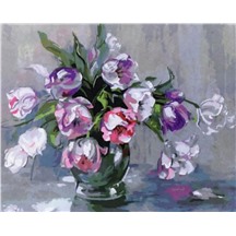 Картина для рисования по номерам "Нежные тюльпаны" арт. GX 9098
