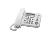 Телефон проводной Panasonic KX-TS2358RUW белый